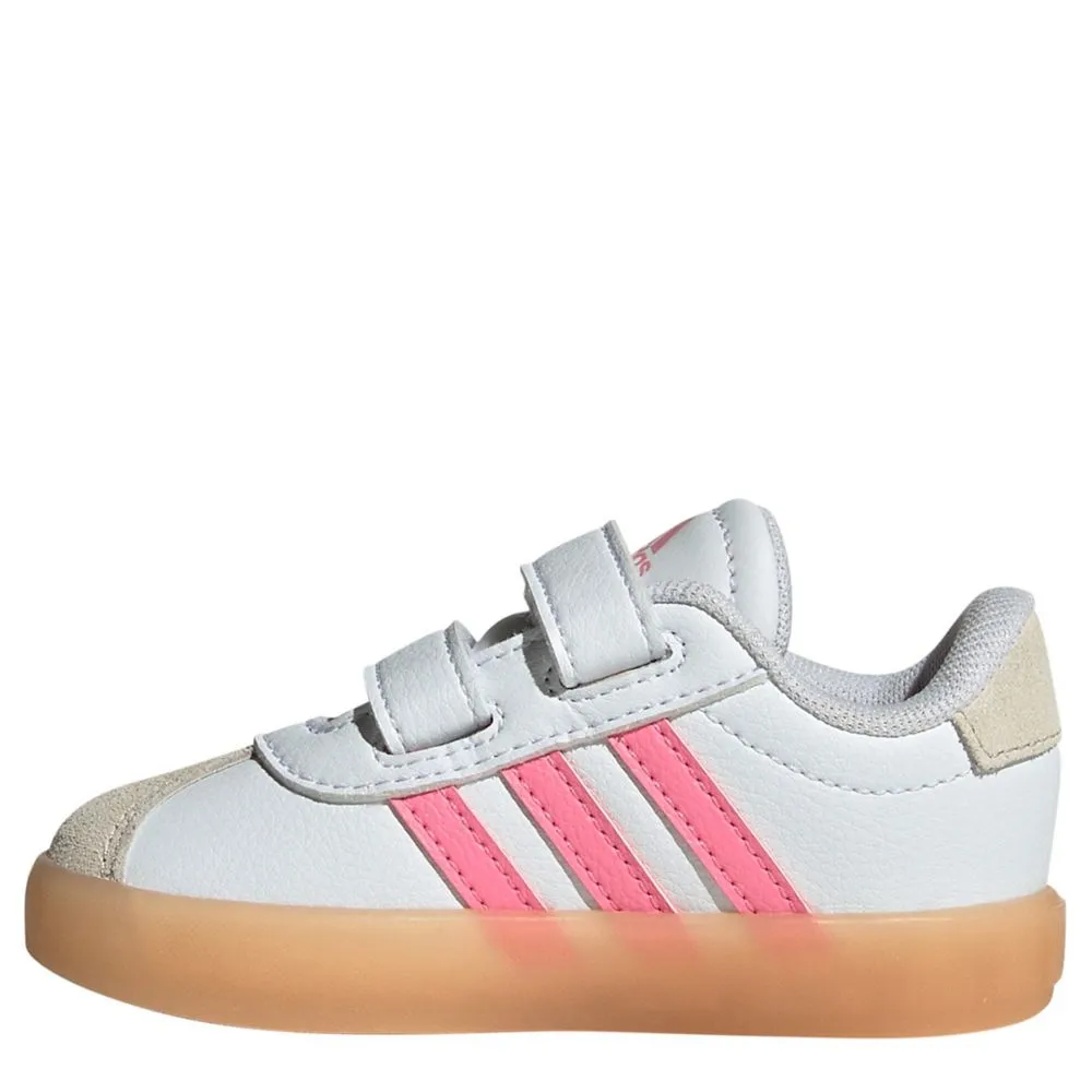 ADIDAS  GIRLS TODDLER VL COURT 3.0 SNEAKER