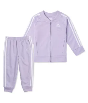 Adidas Girls Two Tone Track Jacket Sweatshirt