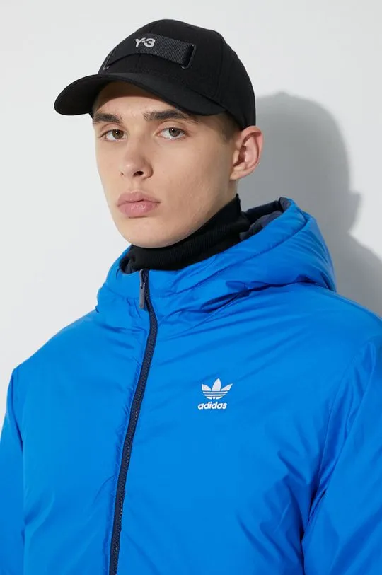 adidas Originals reversible jacket Adicolor Reversible men's blue color IL2583