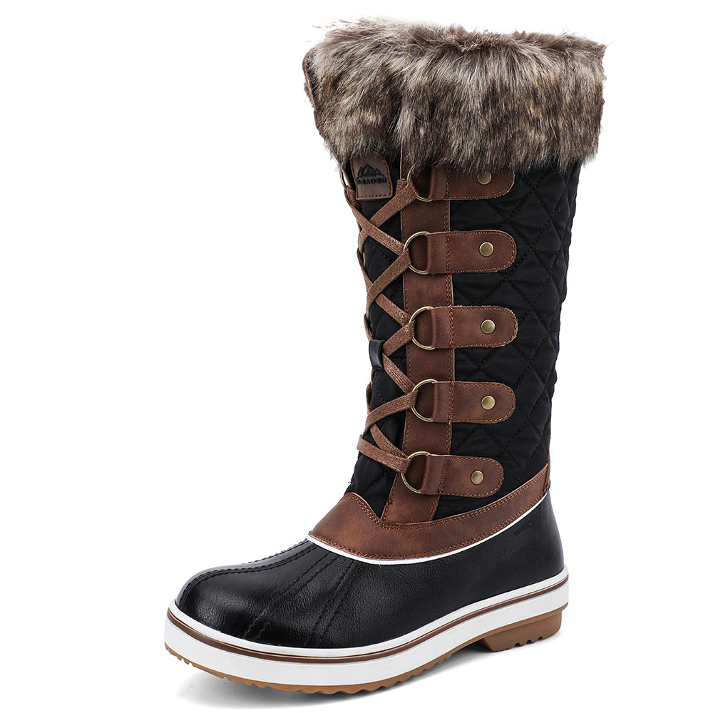 Aleader Womens Cold Weather Winter Boots, Waterproof Snow Boots, Fashion Booties, All-day Comfort, Warm