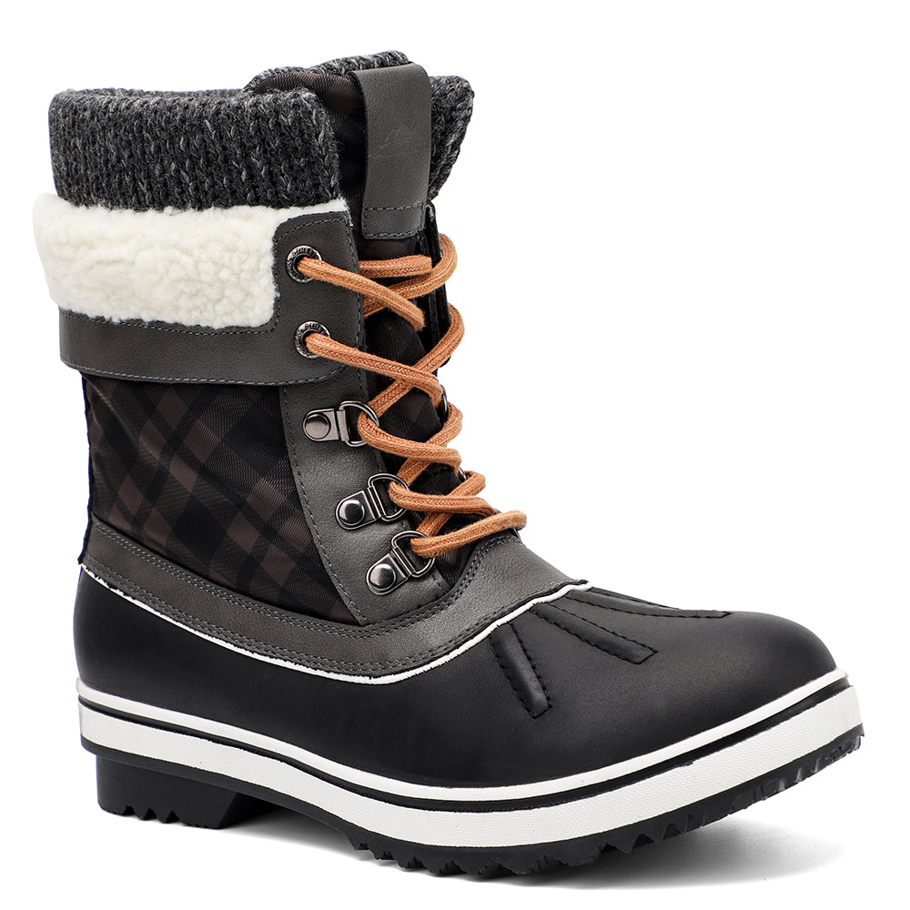 Aleader Women's Fashion Waterproof Winter Snow Boots