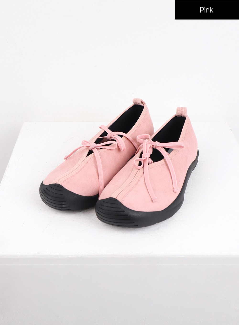 Balletcore Suede Ribbon Sneakers OJ418