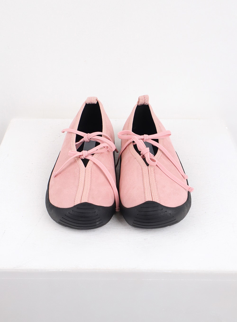 Balletcore Suede Ribbon Sneakers OJ418