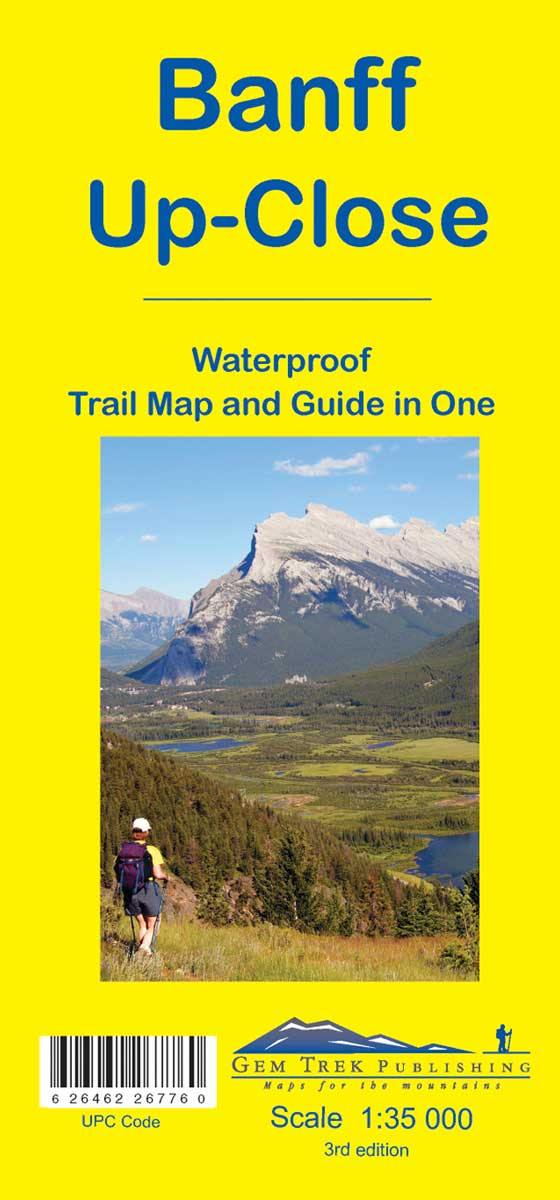 Banff Up-Close Waterproof Map