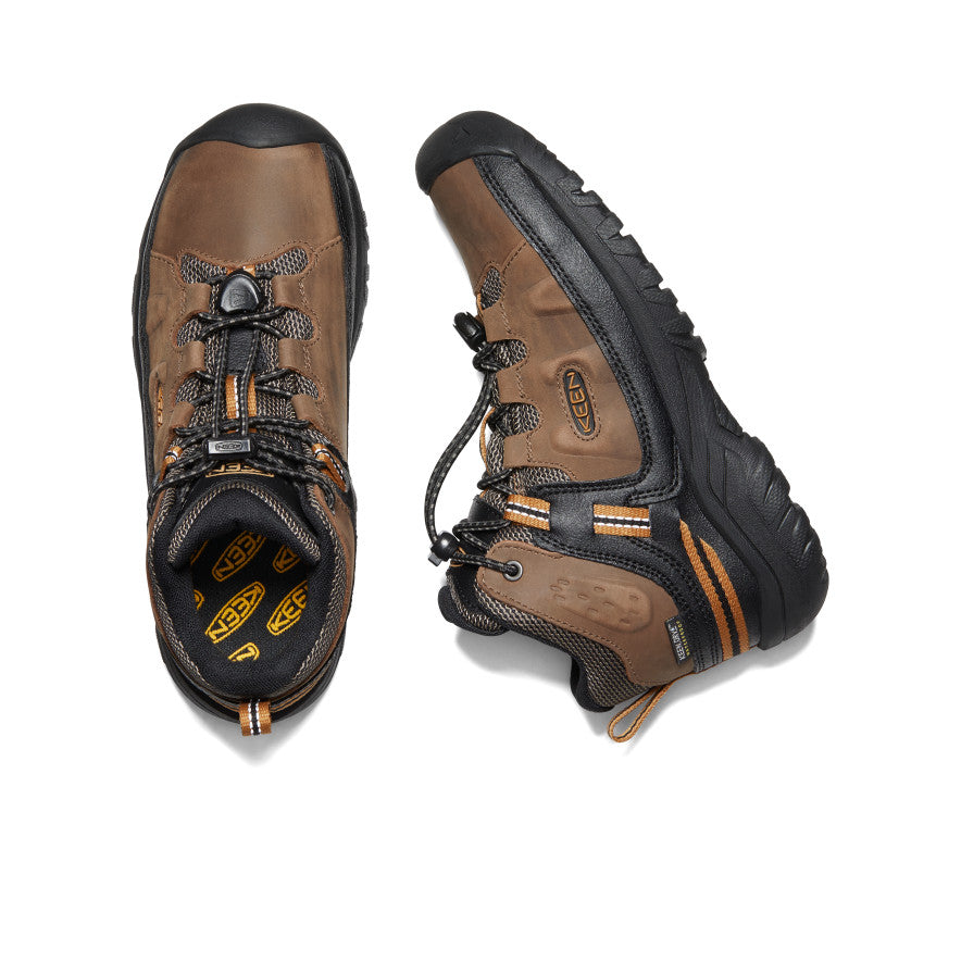 Big Kids' Targhee Waterproof Boot  |  Dark Earth/Golden Brown