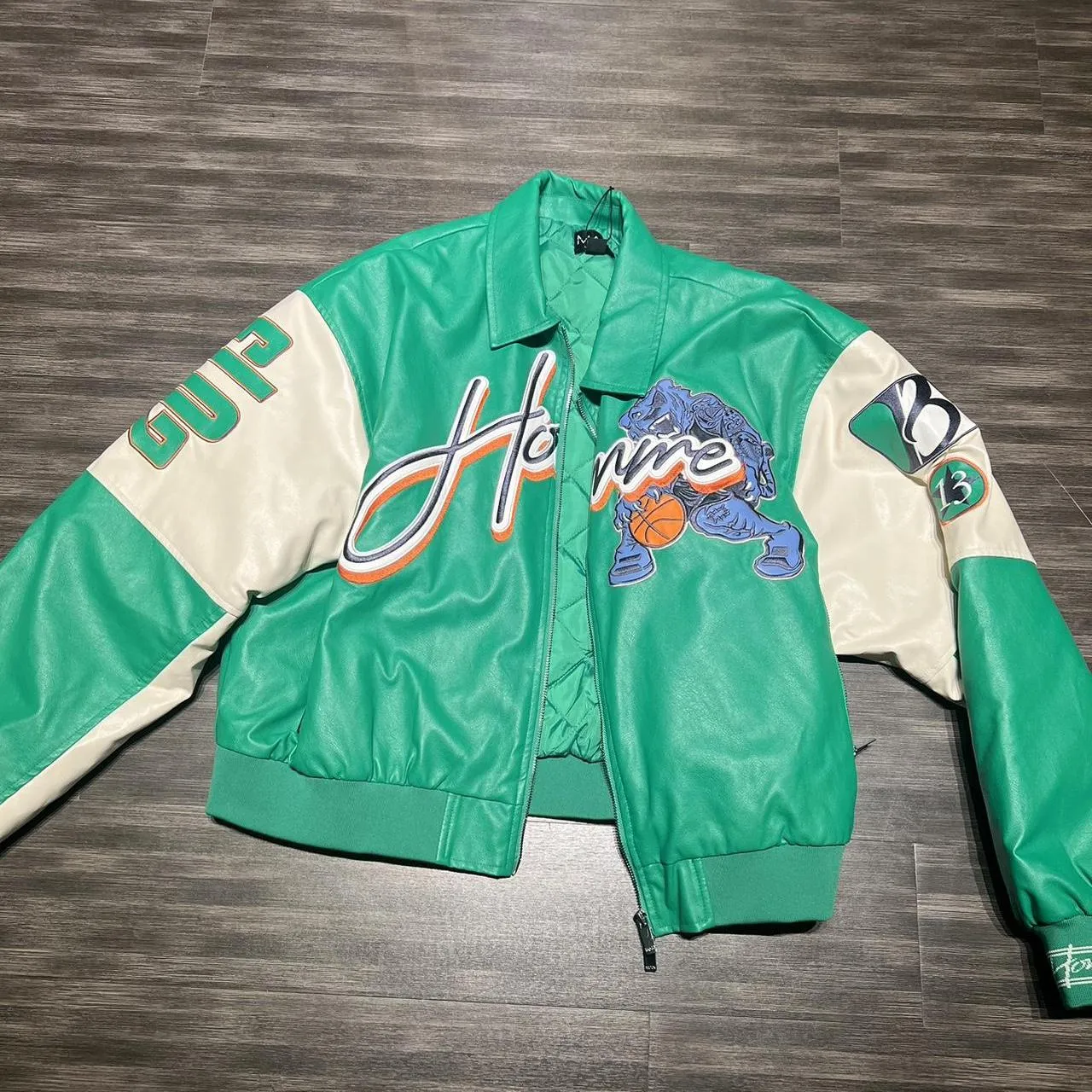 BoohooMAN Men's Green Jacket