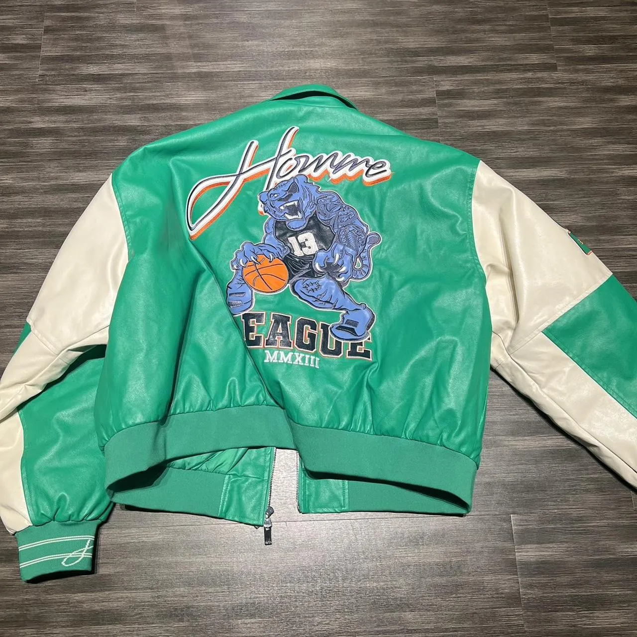 BoohooMAN Men's Green Jacket