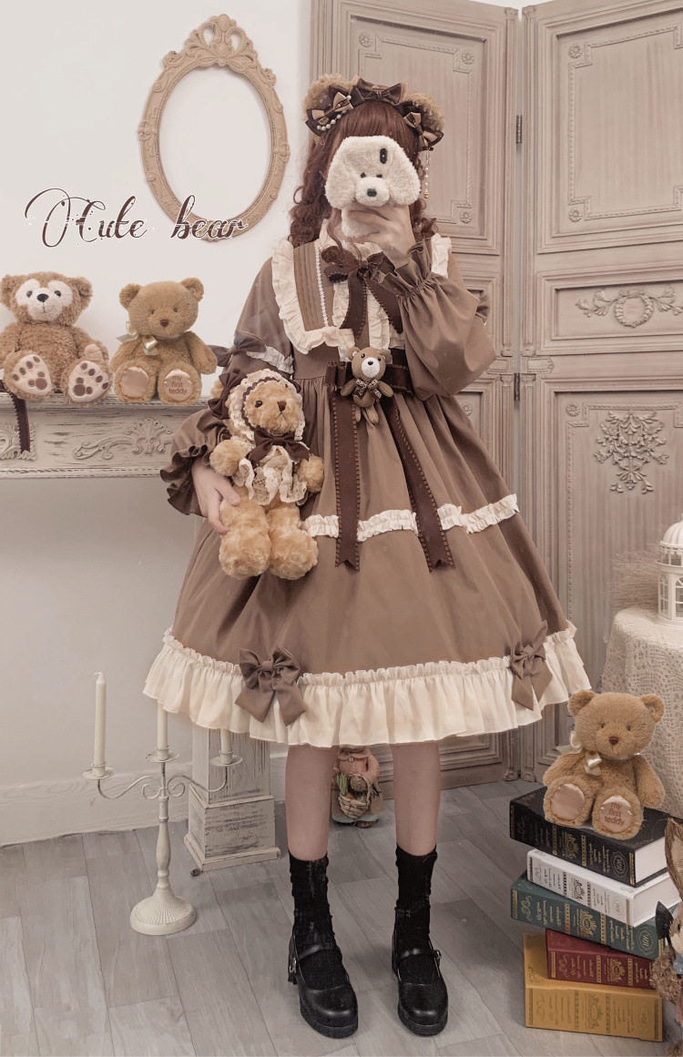 caramel bear lolita OP