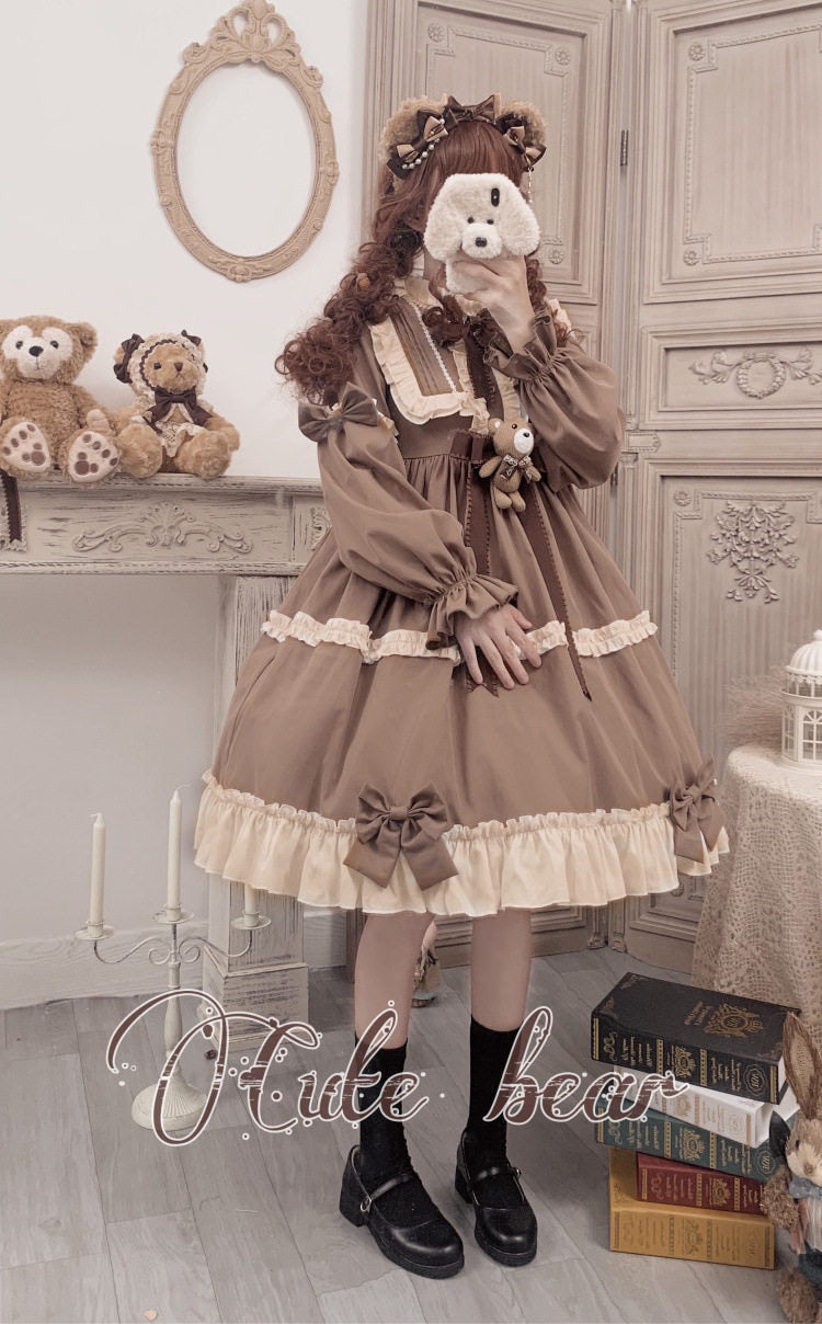 caramel bear lolita OP