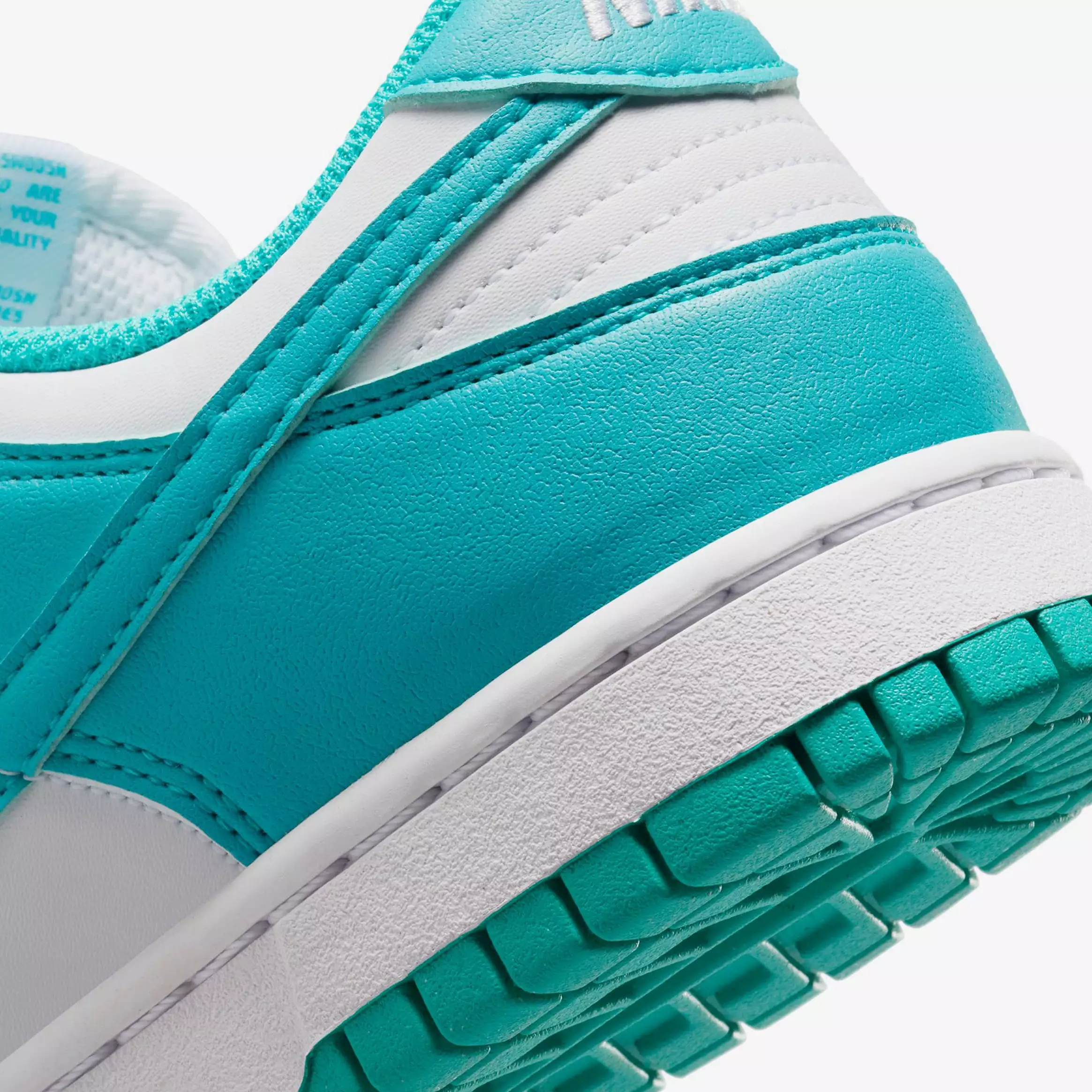 Dunk Low Womens Lifestyle Shoes (White/Dusty Cactus)