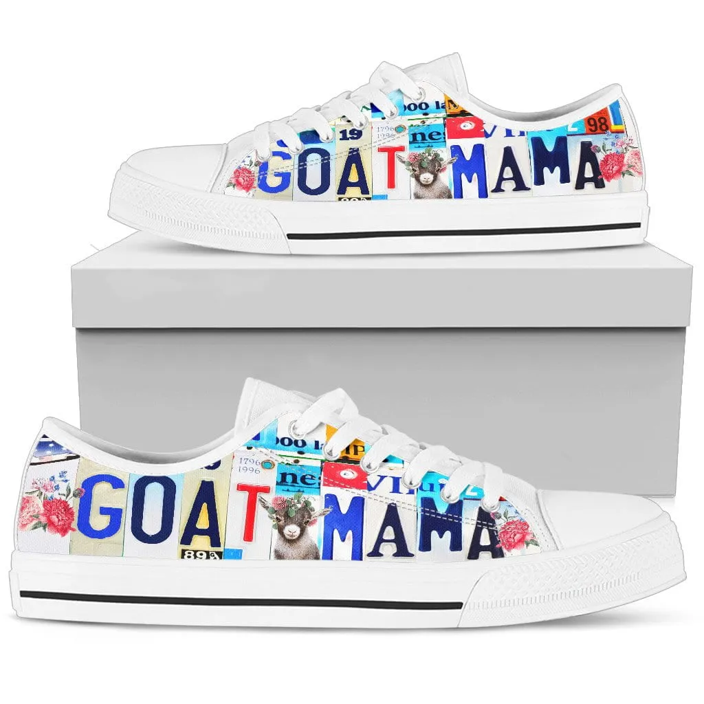 Goat Mama - Low Top Tennis Shoes