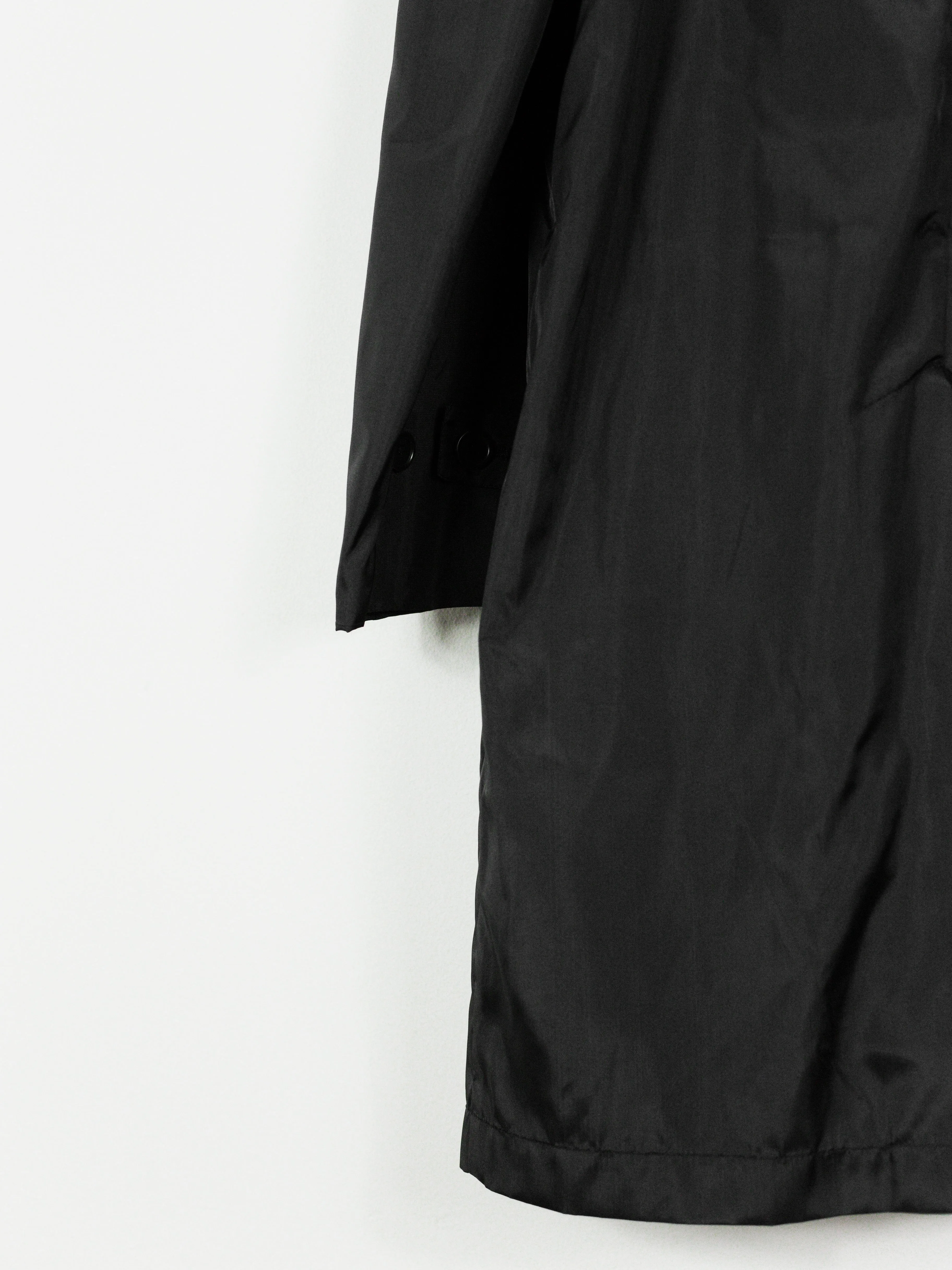 Helmut Lang SS96 Contrast Collar Technical Mac Coat