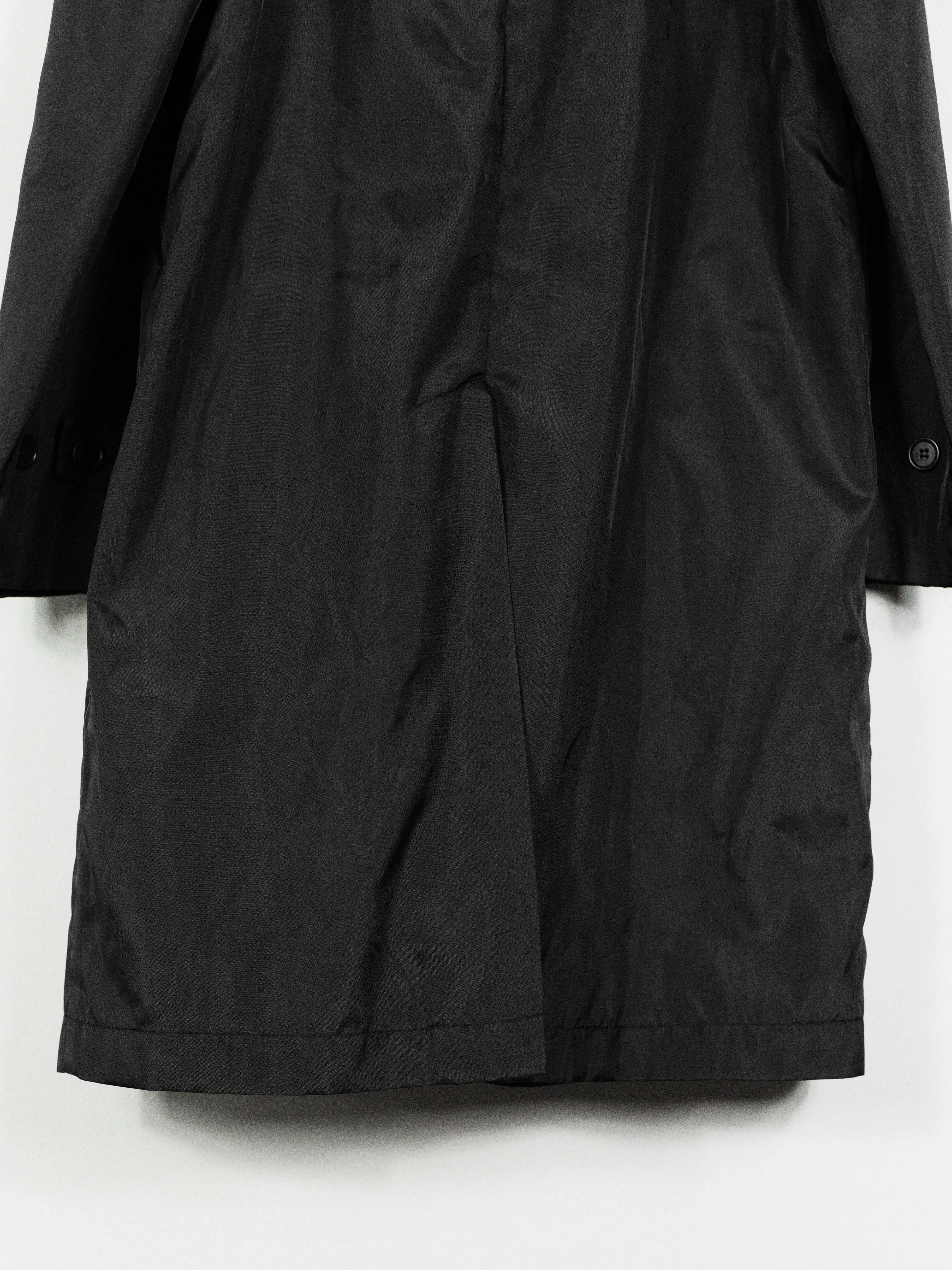 Helmut Lang SS96 Contrast Collar Technical Mac Coat