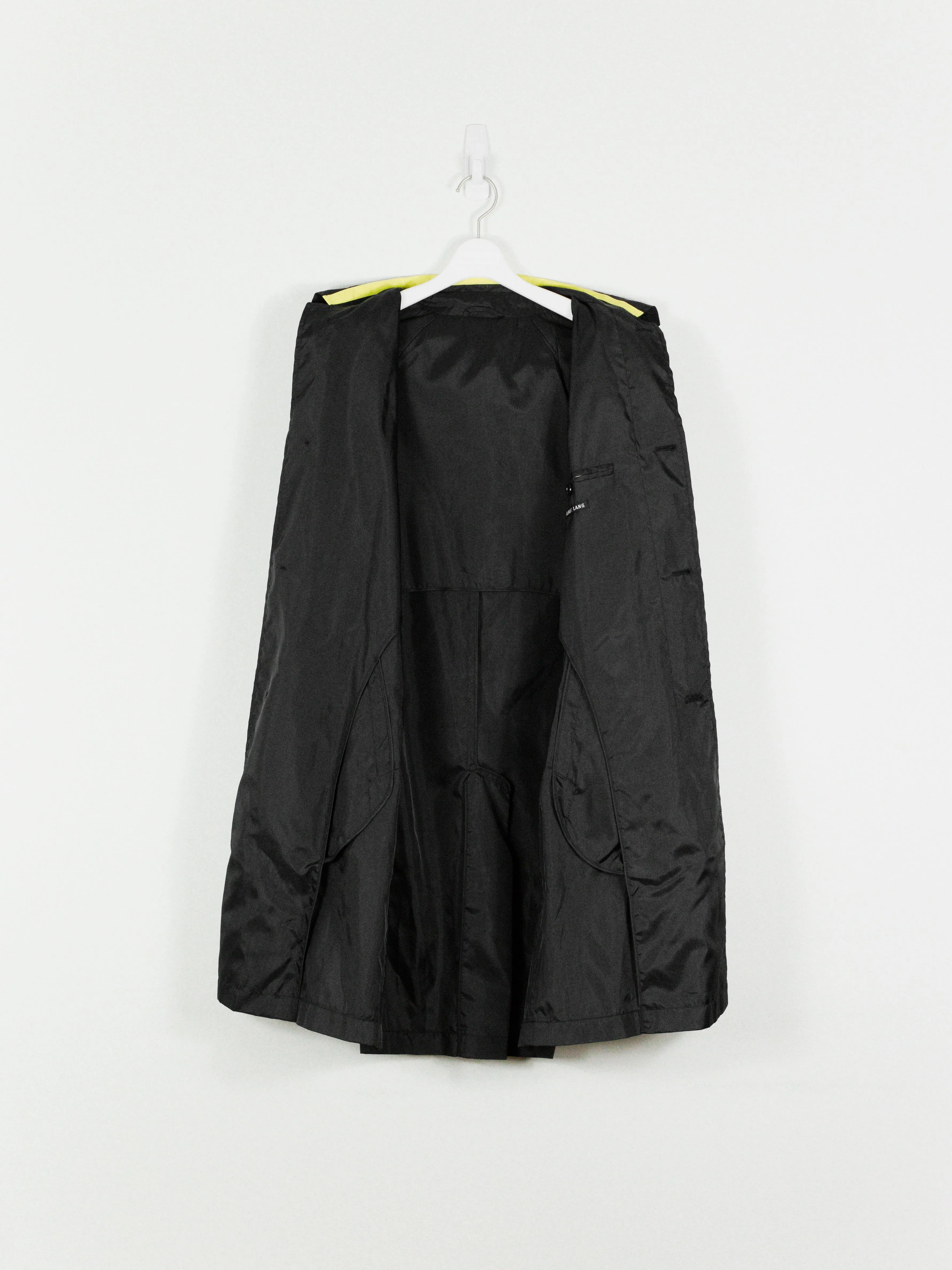 Helmut Lang SS96 Contrast Collar Technical Mac Coat