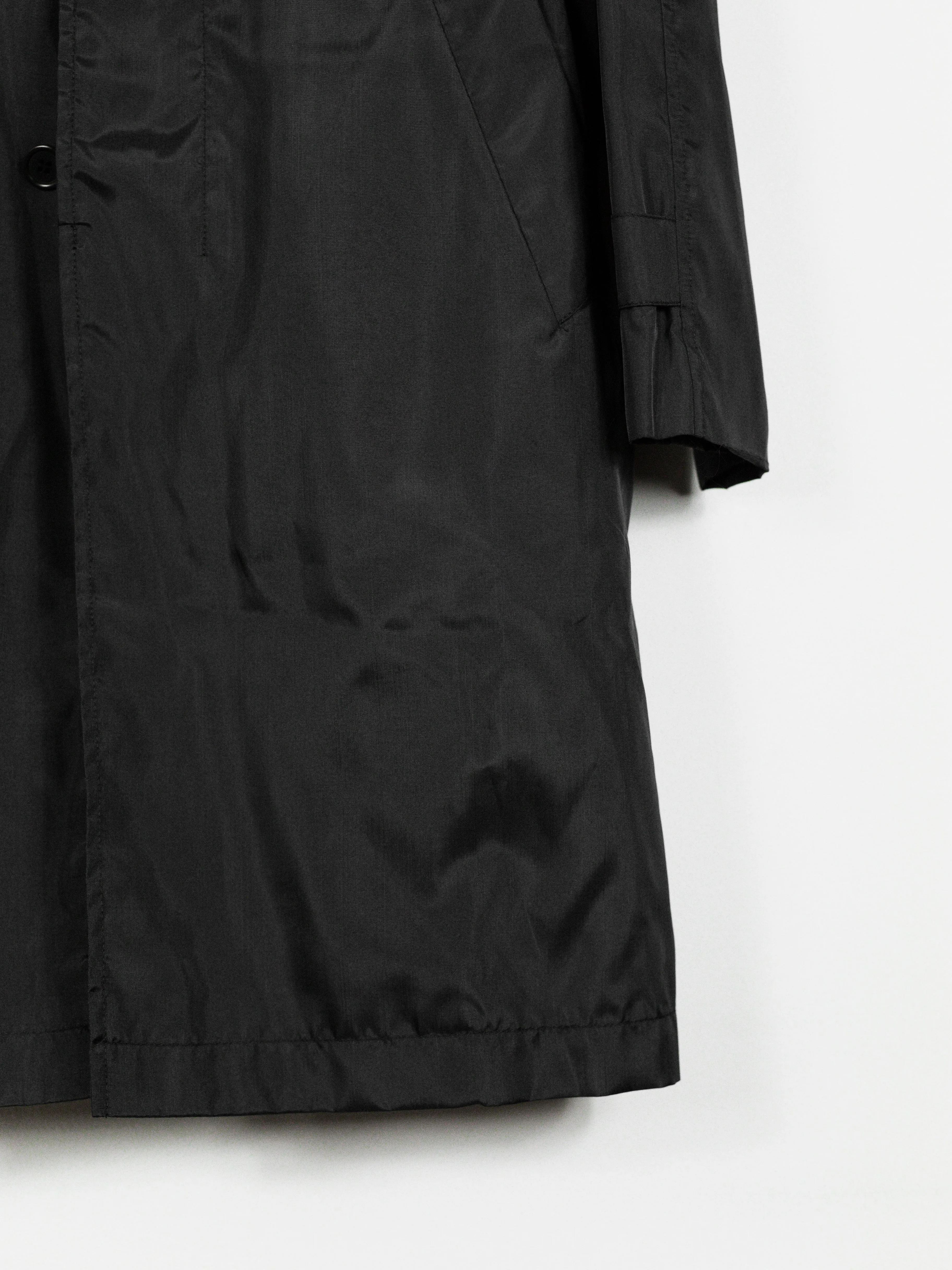 Helmut Lang SS96 Contrast Collar Technical Mac Coat