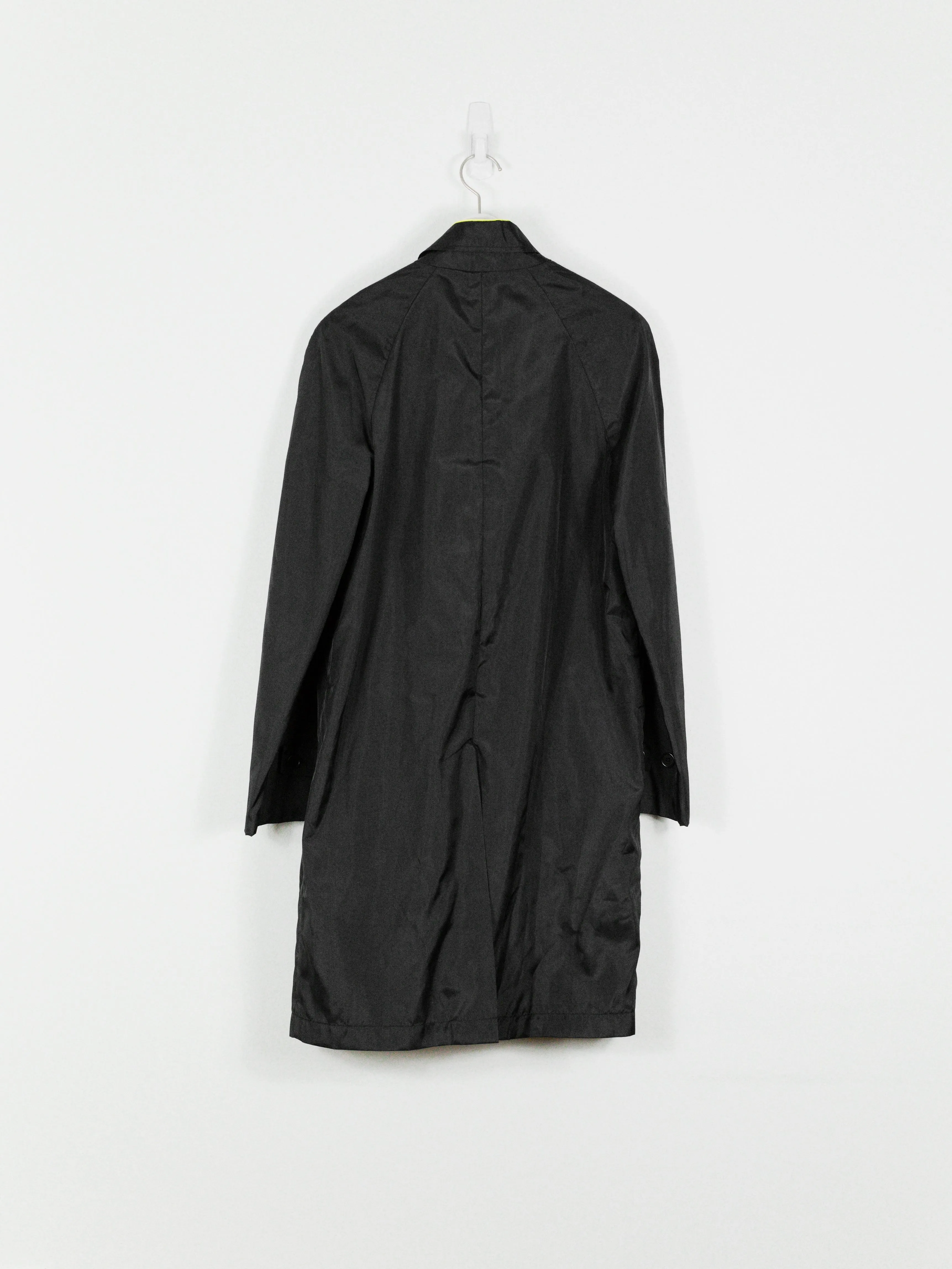 Helmut Lang SS96 Contrast Collar Technical Mac Coat