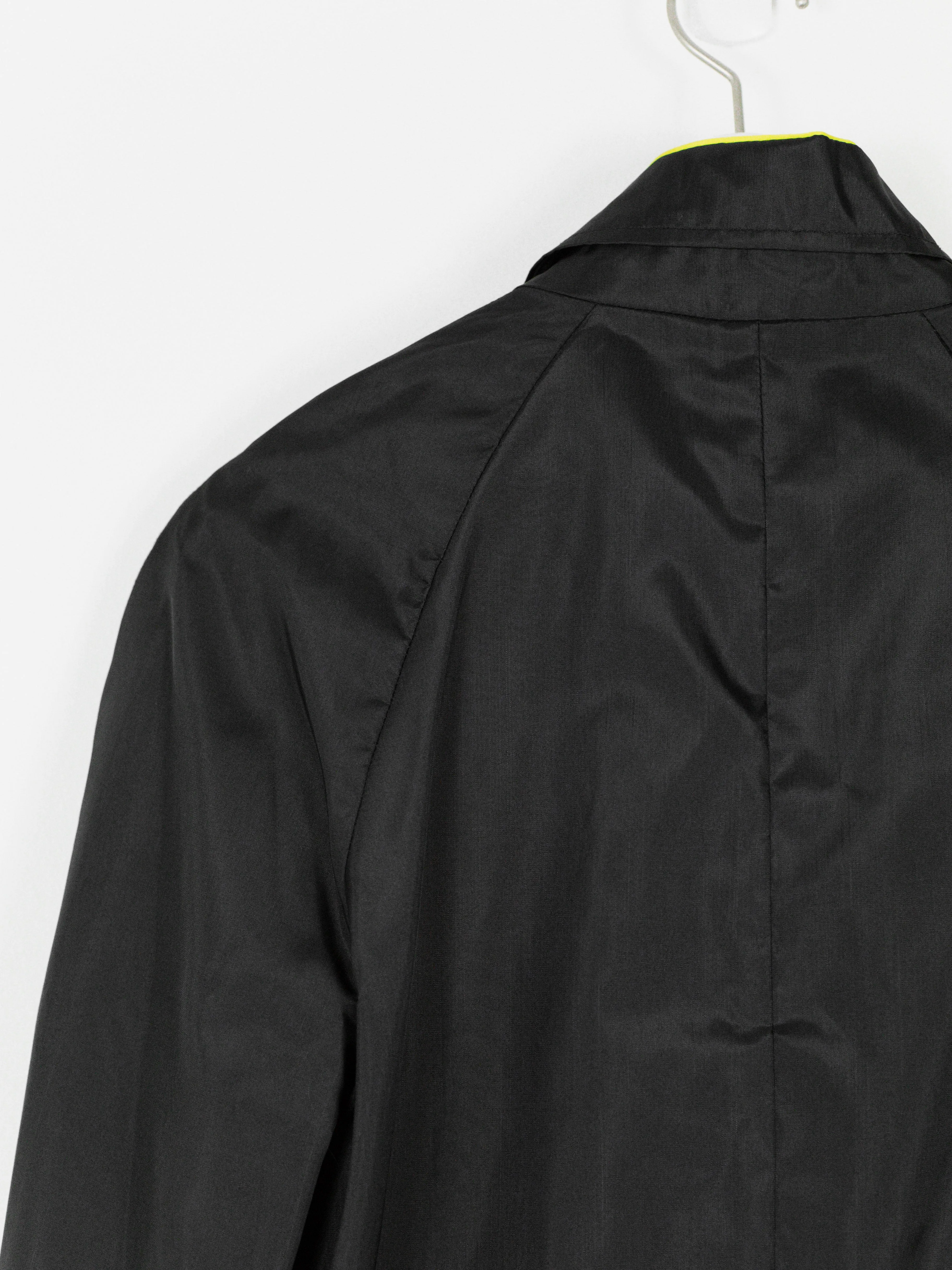 Helmut Lang SS96 Contrast Collar Technical Mac Coat