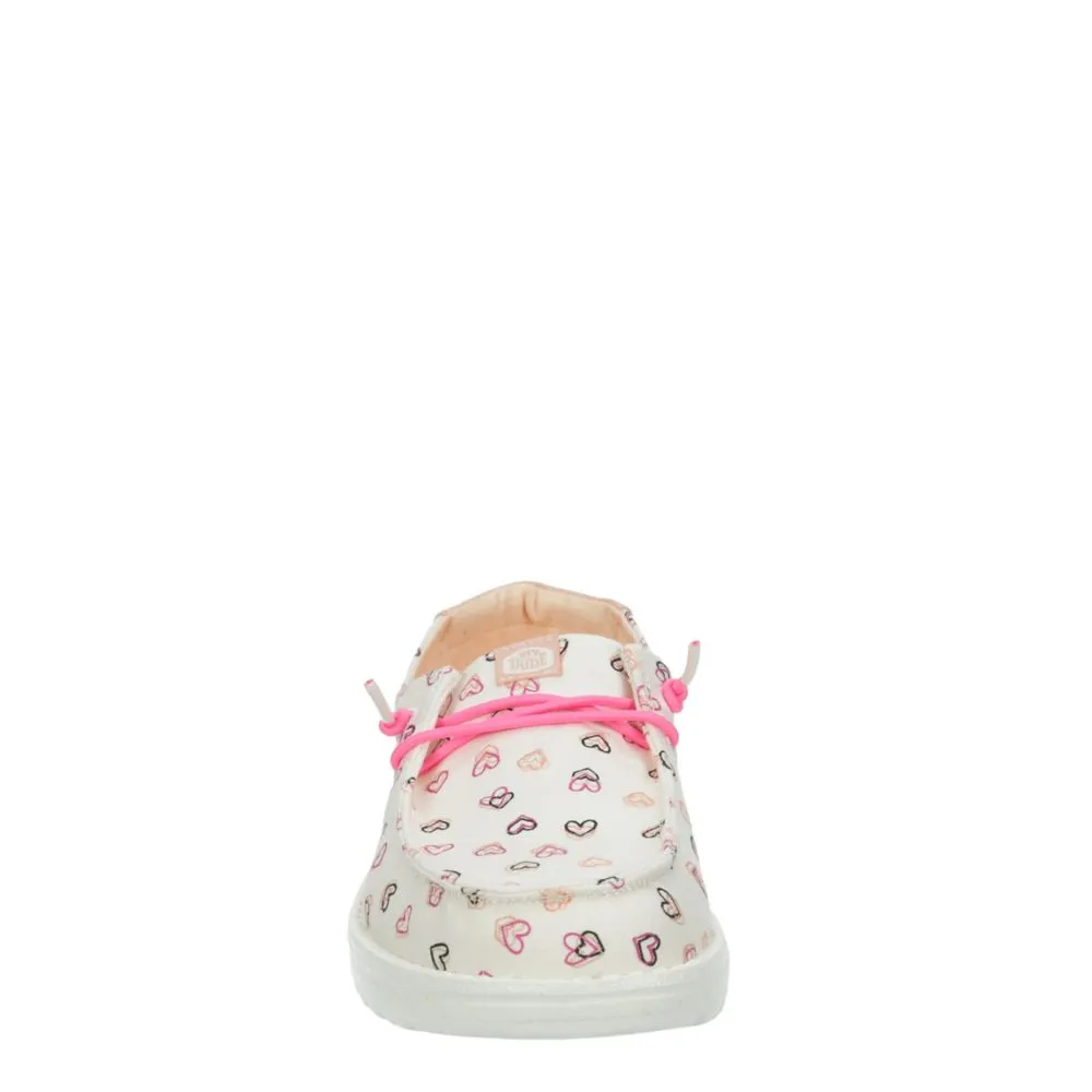 HEYDUDE  GIRLS INFANT WENDY TODDLER SLIP ON SNEAKER