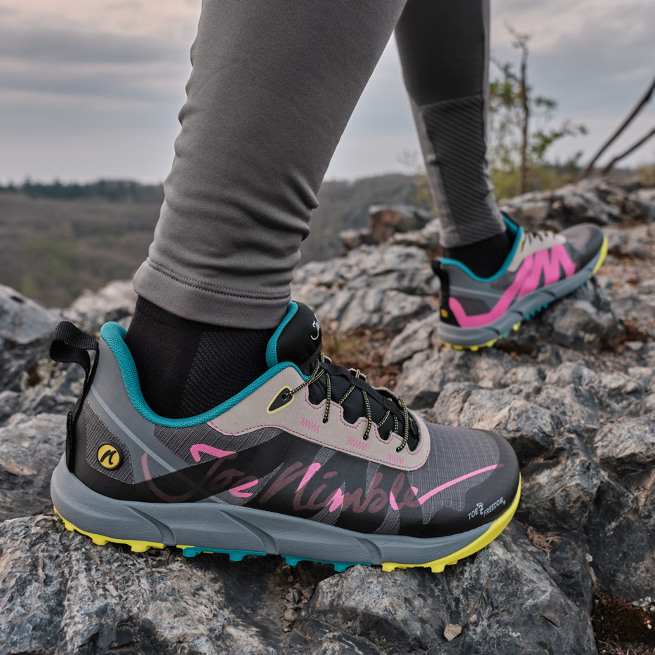 Joe Nimble - nimbleToes Trail Addict - Womens - Neon