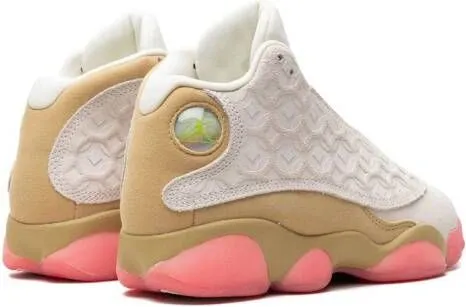 Jordan Kids Jordan 13 Retro Low suede sneakers Neutrals