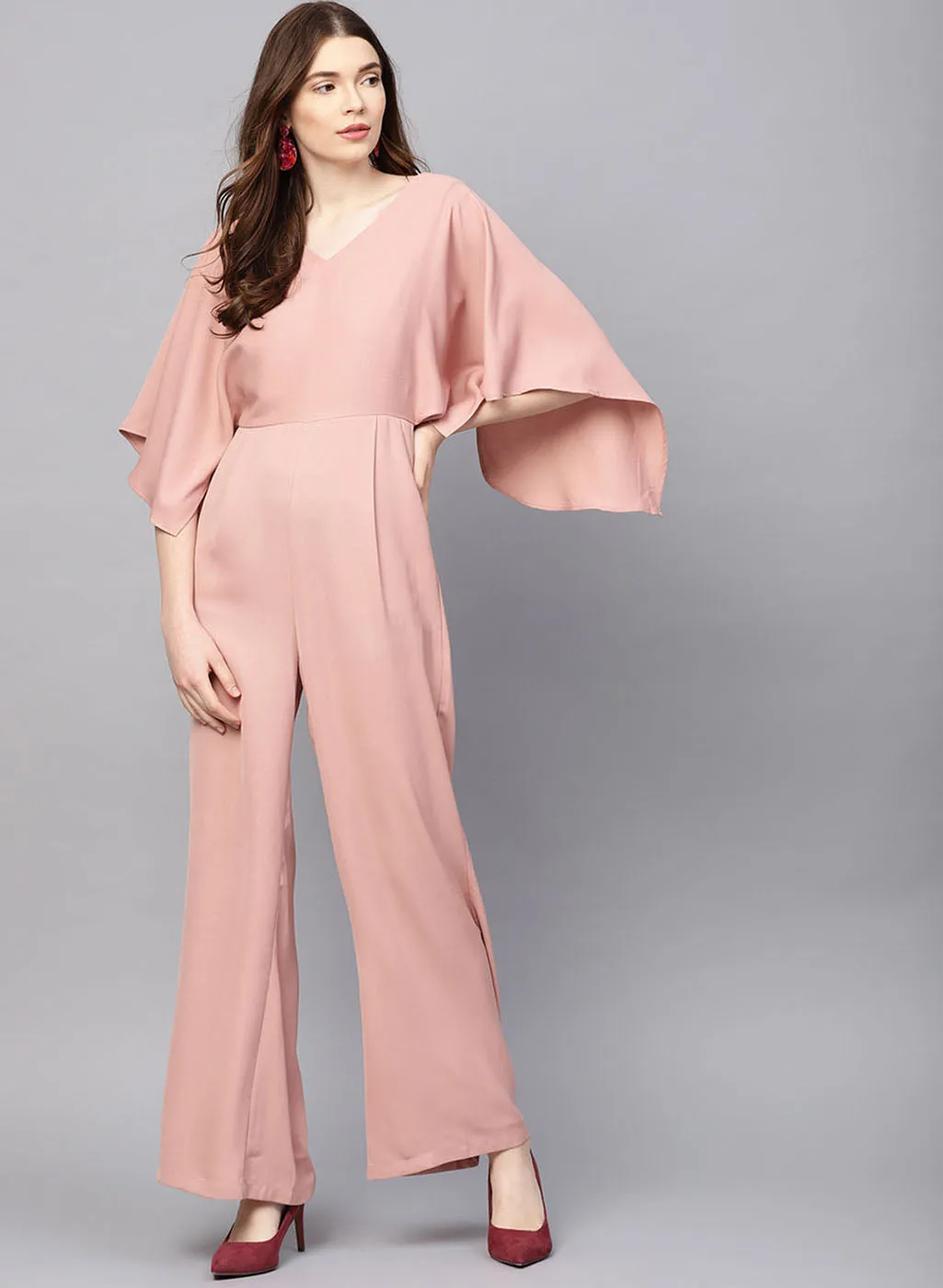 Jumpsuit With Extended Sleeves Loose