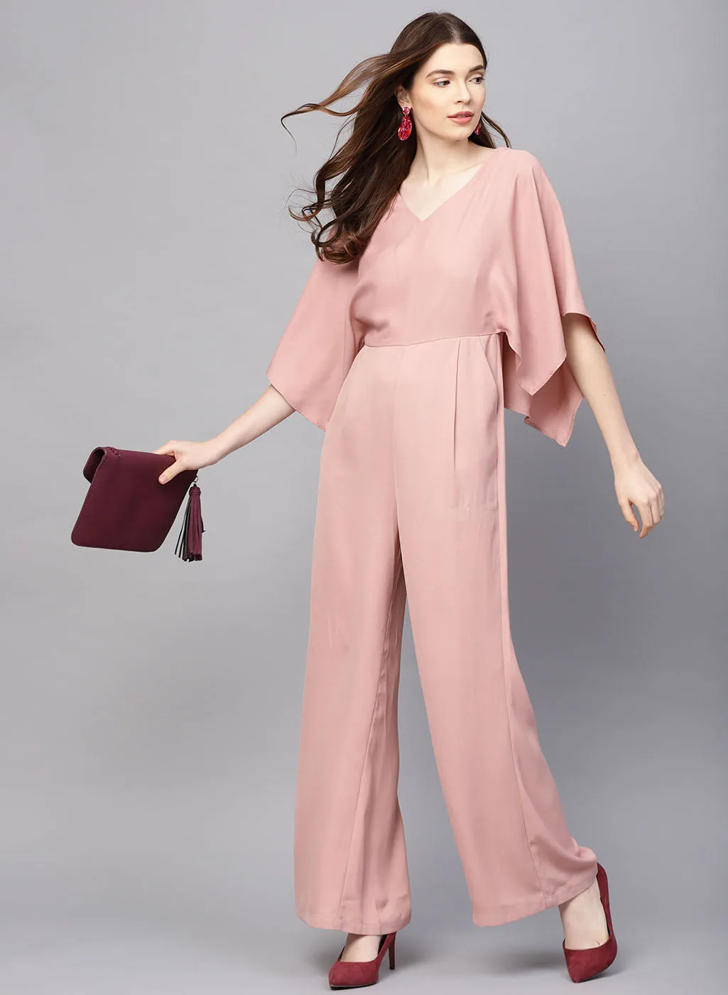 Jumpsuit With Extended Sleeves Loose