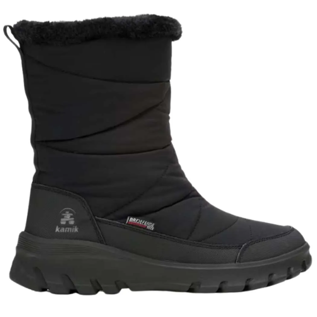 Kamik Snowdon Zip Snow Boot Black (Women's)