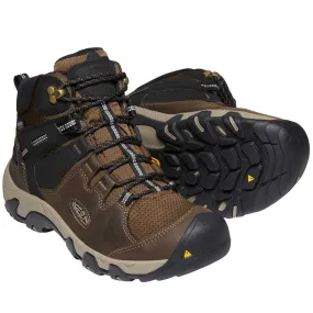 Keen Mens Steen Waterproof Hiking Boot- Canteen/Black