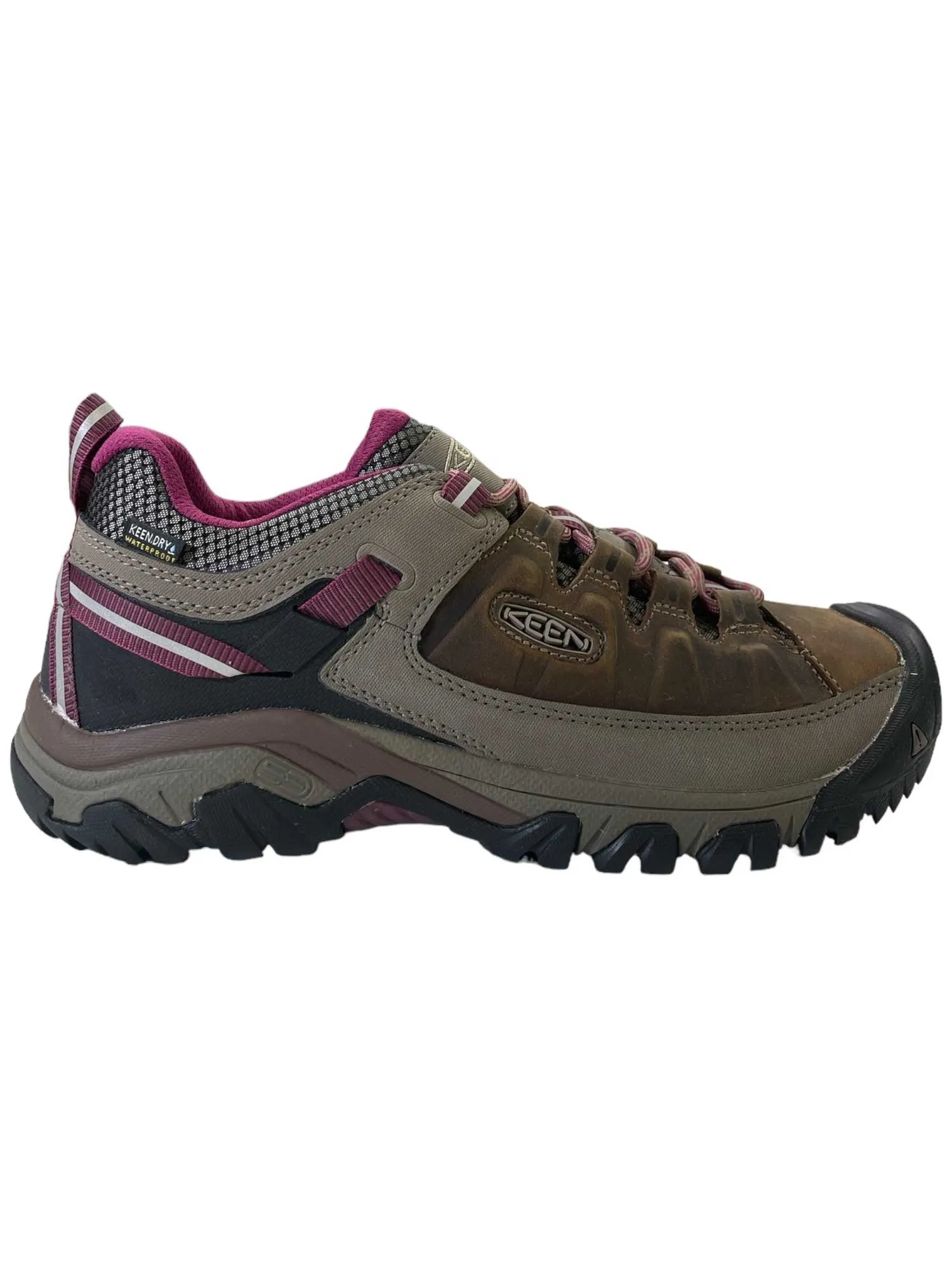 KEEN Womens Targhee 3 Rugged Low Height Waterproof Hiking Shoes