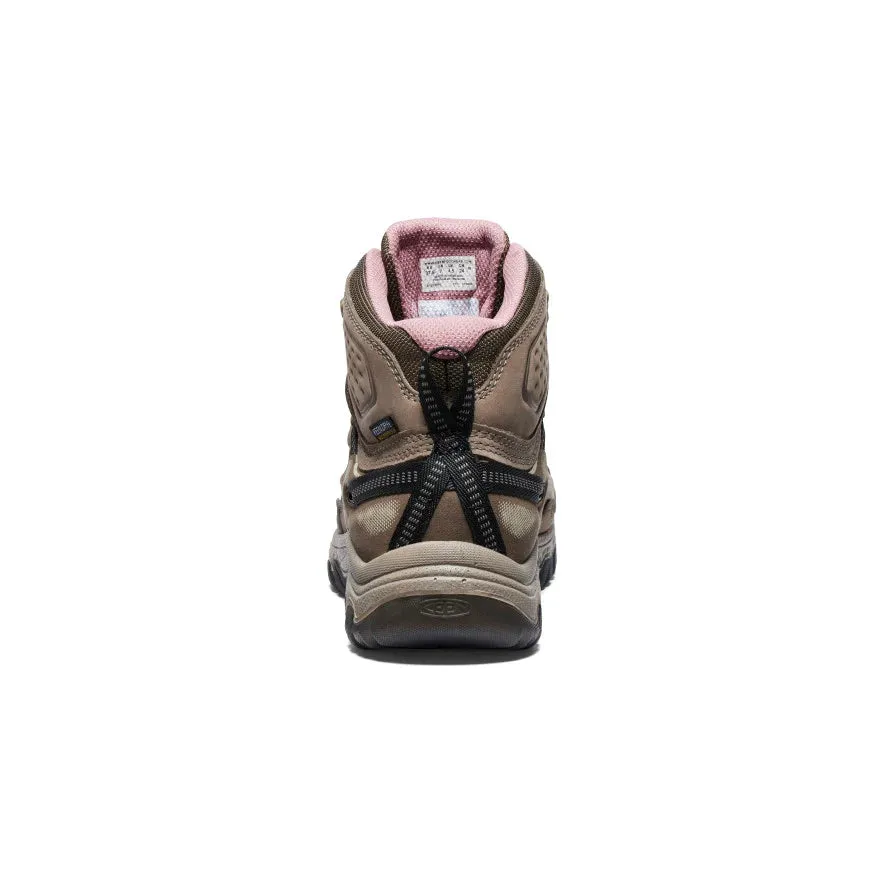 Keen Women's Targhee IV Waterproof Hiking Boot in Brindle Nostalgia Rose