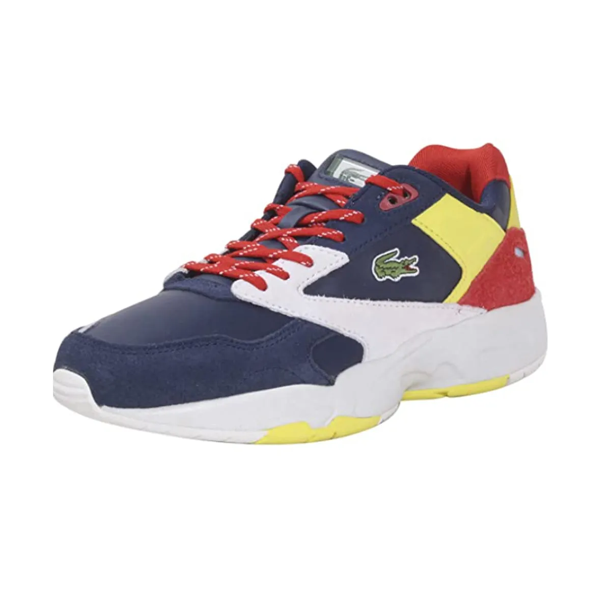 Lacoste Mens Hikerunner Storm 96 Running Sneakers 42SMA0055-J18 Multicolor