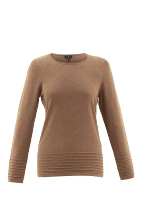 Ladies Marble Round Neck Sweater