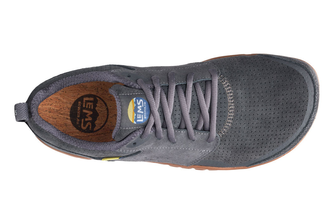 Lems - Primal Zen Suede - Graphite (Unisex)