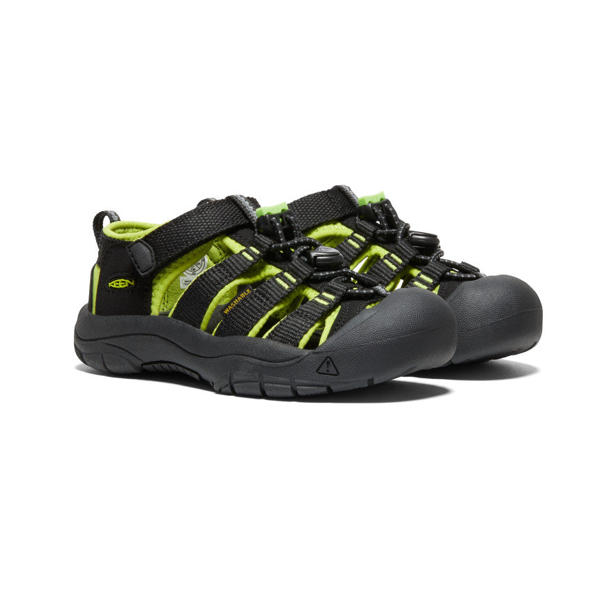 Little Kids' Newport H2  |  Black/Lime Green