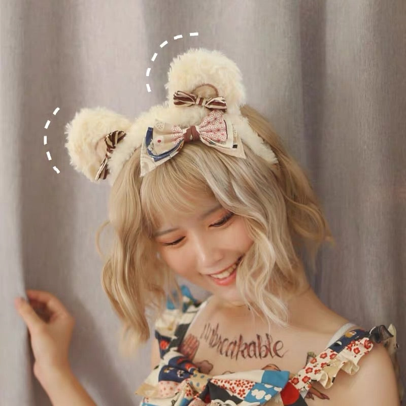 Lolita strawberry rabbit / cake bear KC hair band