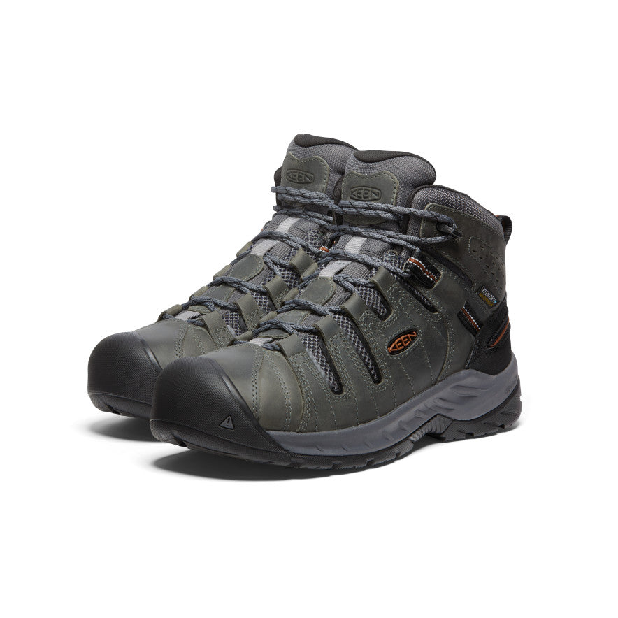 Men's Flint II Waterproof Mid (Soft Toe)  |  Steel Grey/Tortoise Shell