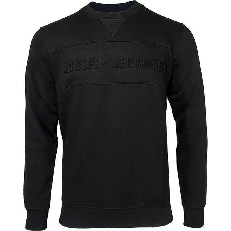 Men's Stealth Crewneck Sweater, Navy