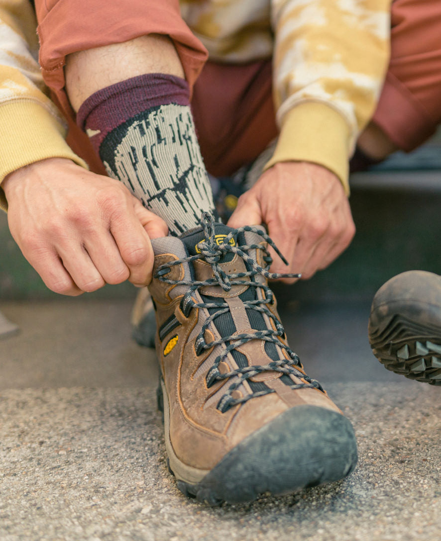 Men's Targhee II Waterproof Mid Wide  |  Shitake/Brindle