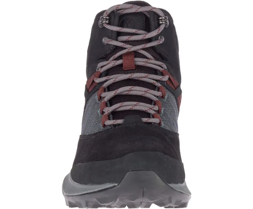 MERRELL MEN’S ZION MID WATERPROOF HIKING BOOT – Black Multi