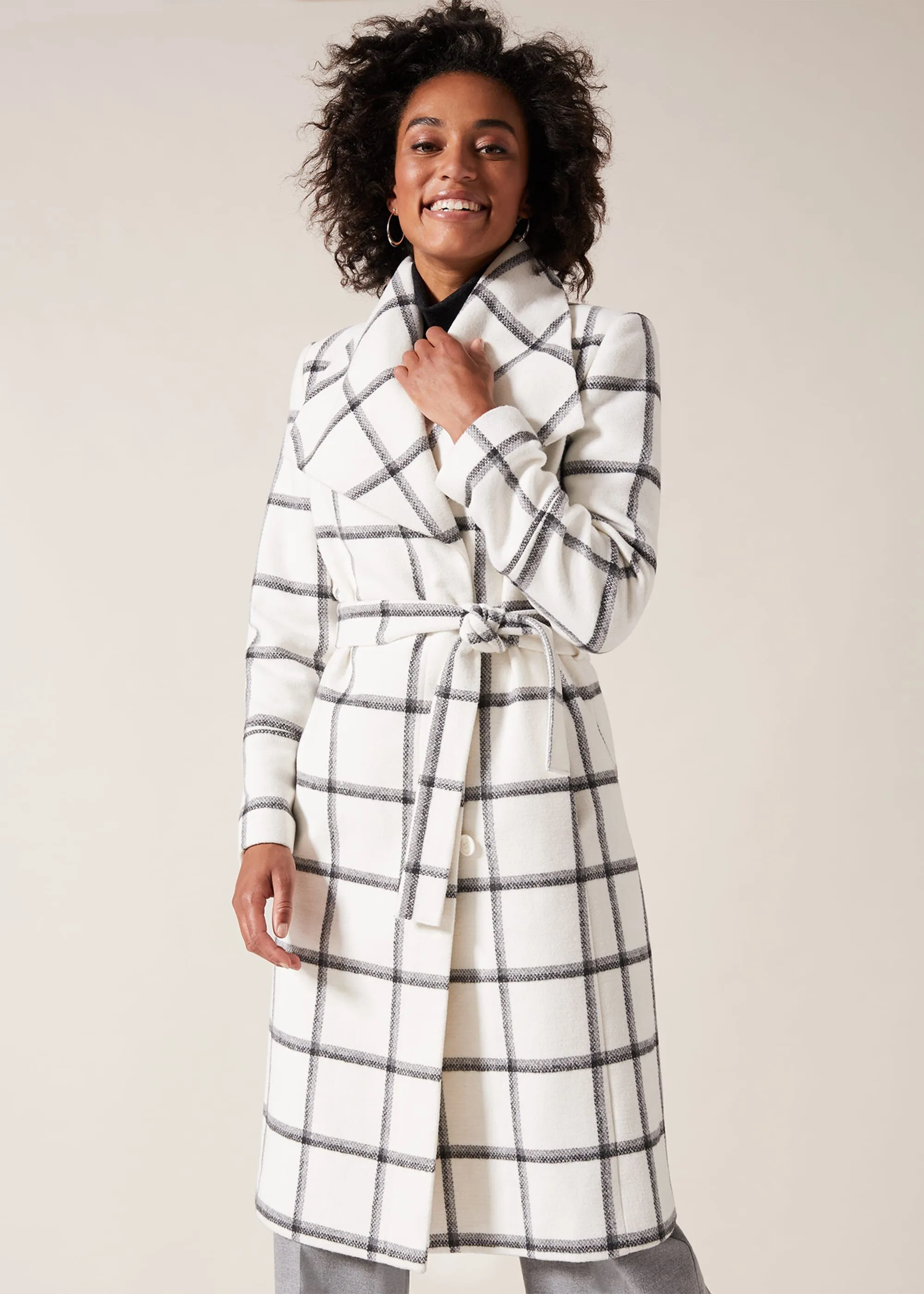 Nicci Check Coat