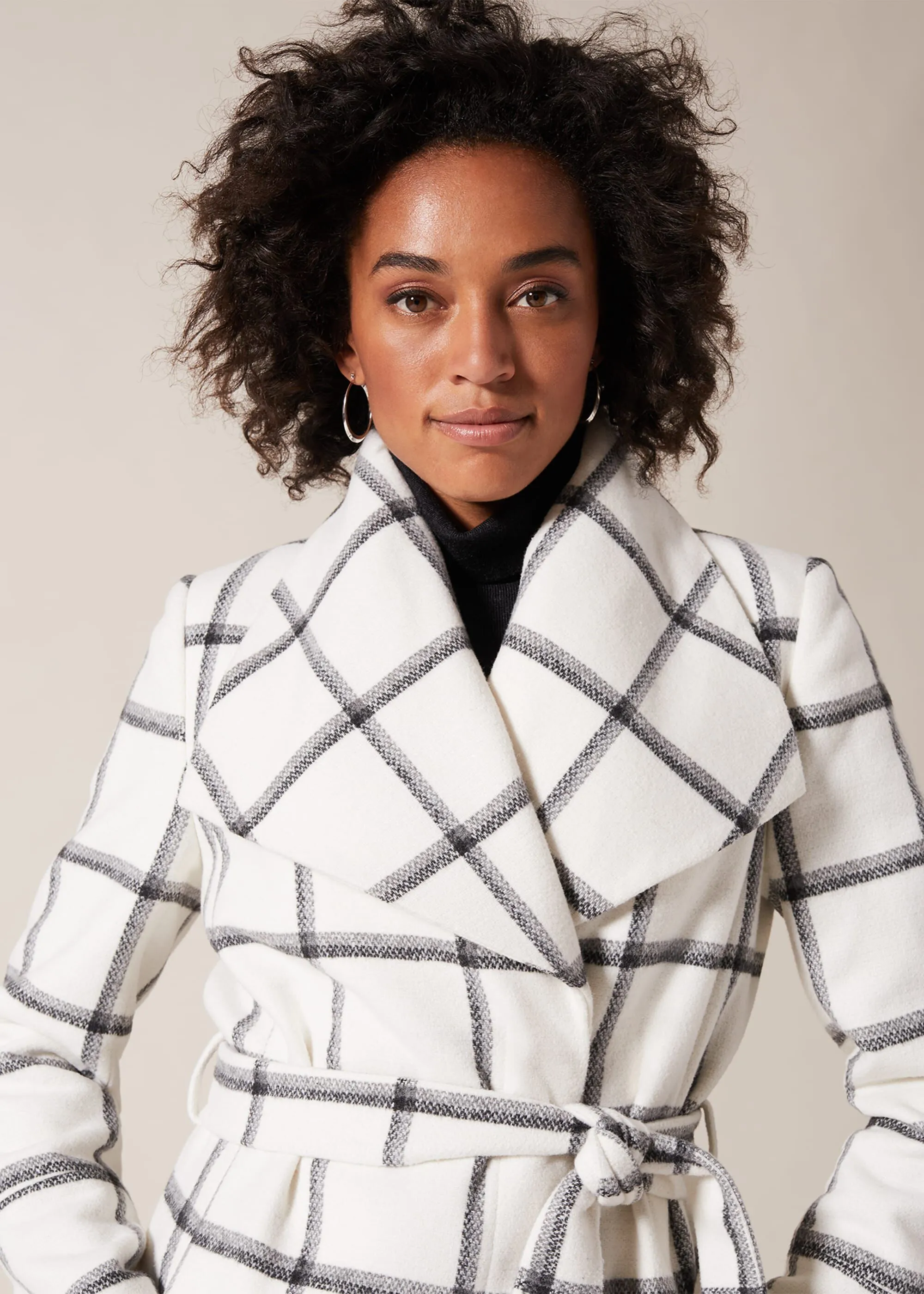 Nicci Check Coat