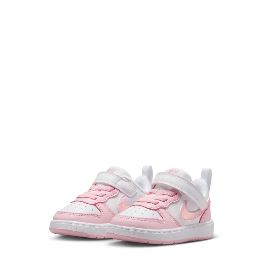 NIKE  GIRLS INFANT-TODDLER COURT BOROUGH LOW RECRAFT SNEAKER