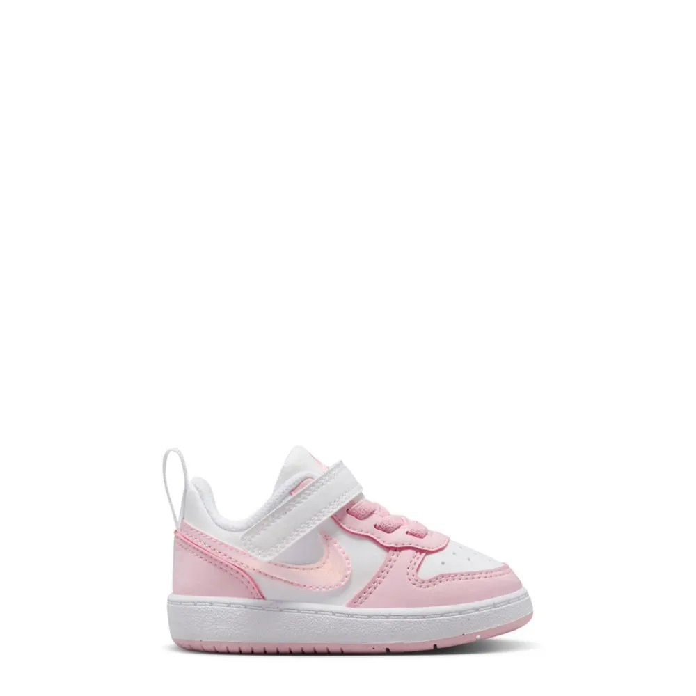 NIKE  GIRLS INFANT-TODDLER COURT BOROUGH LOW RECRAFT SNEAKER