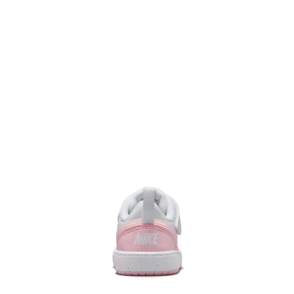 NIKE  GIRLS INFANT-TODDLER COURT BOROUGH LOW RECRAFT SNEAKER