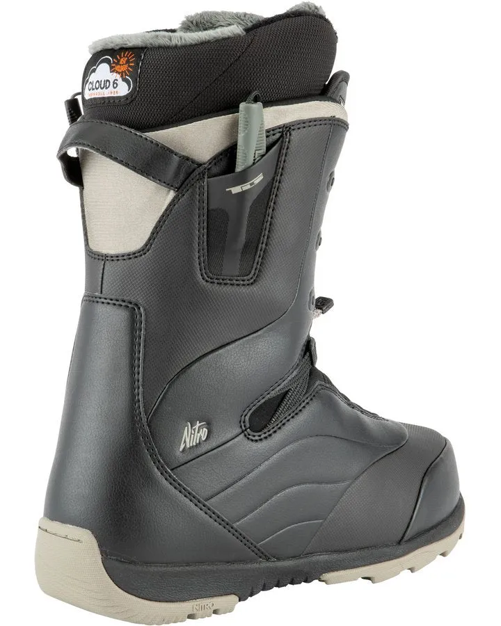 Nitro Crown TLS Womens Snowboard Boots Black 2022 | Snowboard Boots Womens | Snow Skiers Warehouse