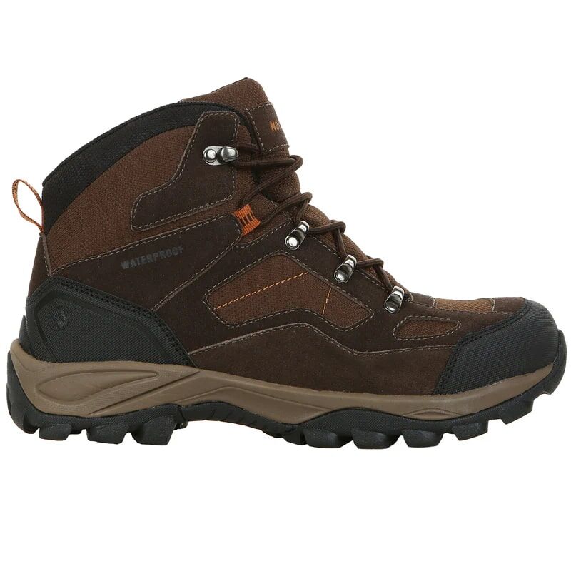 Northside Men's Ranger Mid Waterproof Hiking Boot in Dark Brown