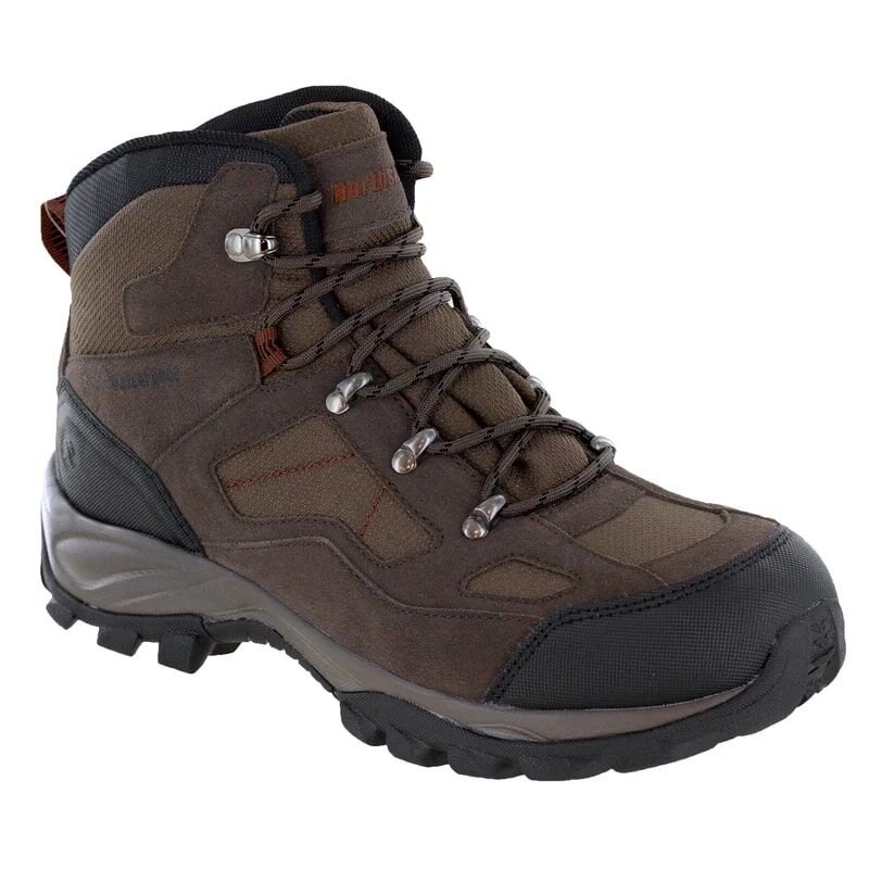 Northside Men's Ranger Mid Waterproof Hiking Boot in Dark Brown