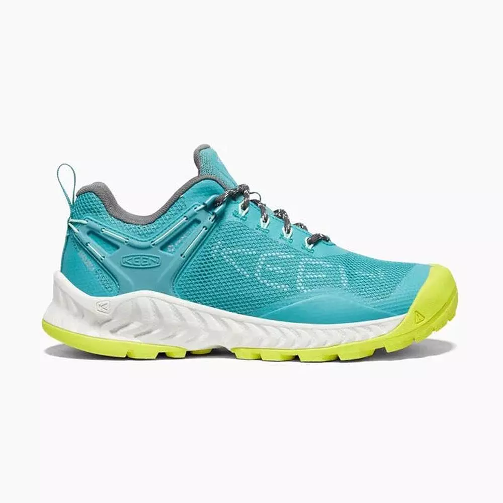 NXIS EVO Women's Waterproof Trail Shoe - Porcelain, Evening Primrose