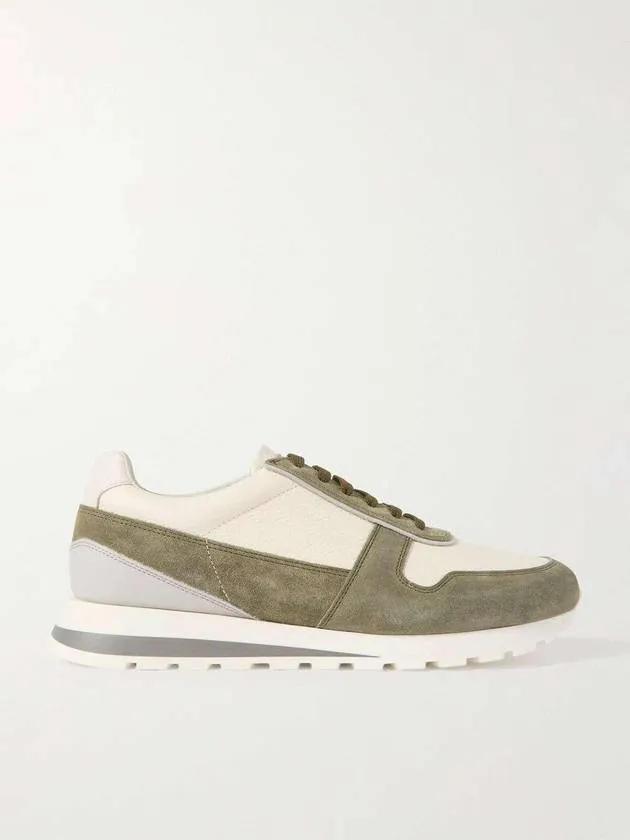 OLIMPO Texture Leather & Suede Sneakers MZUAVLA289 B0081186999