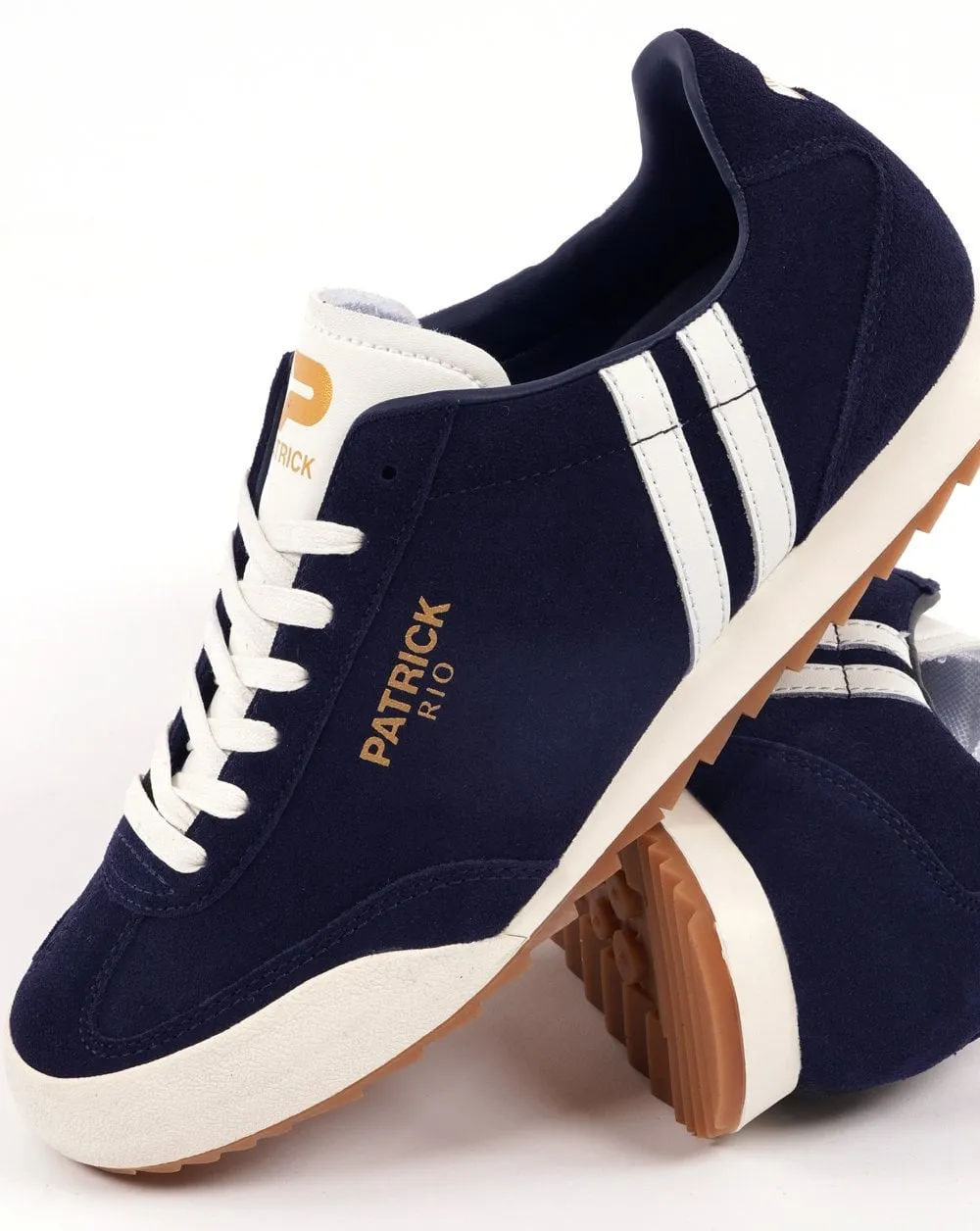 Patrick Rio Trainers Navy White